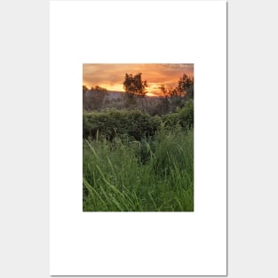 Burnished Sky, Greek nature photography Posters and Art